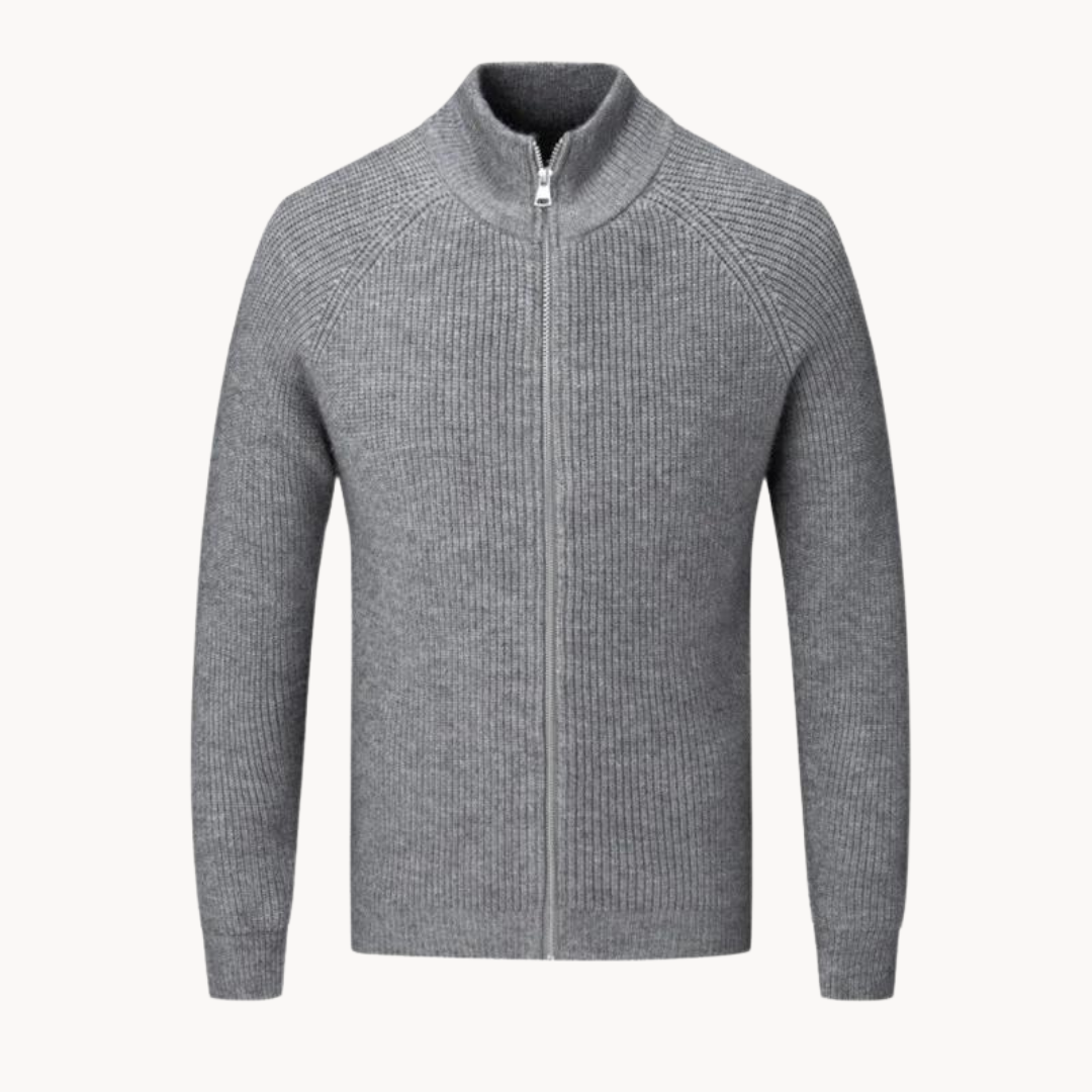 Colton Cashmere Zip Sweater | Kyven