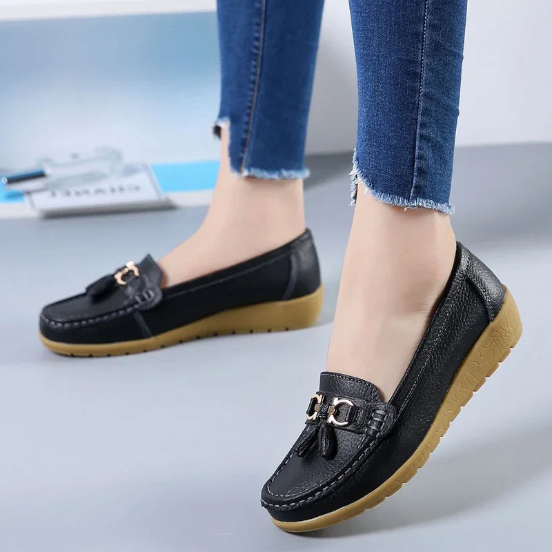 Orthopedic Leather Moccasin • Kyven