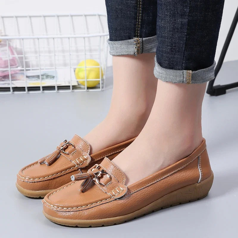 Orthopedic Leather Moccasin • Kyven