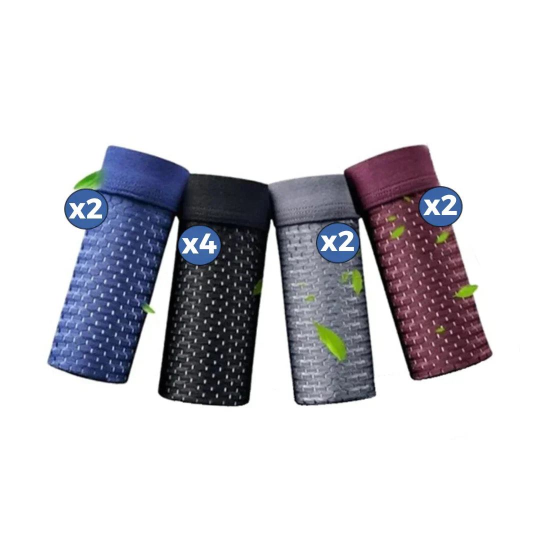 (BUY 2 GET 5) Bamboo Fiber Boxer Shorts