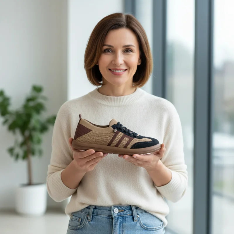 ErgoNova – Orthopedic Women’s Sneaker with Breathable Knit