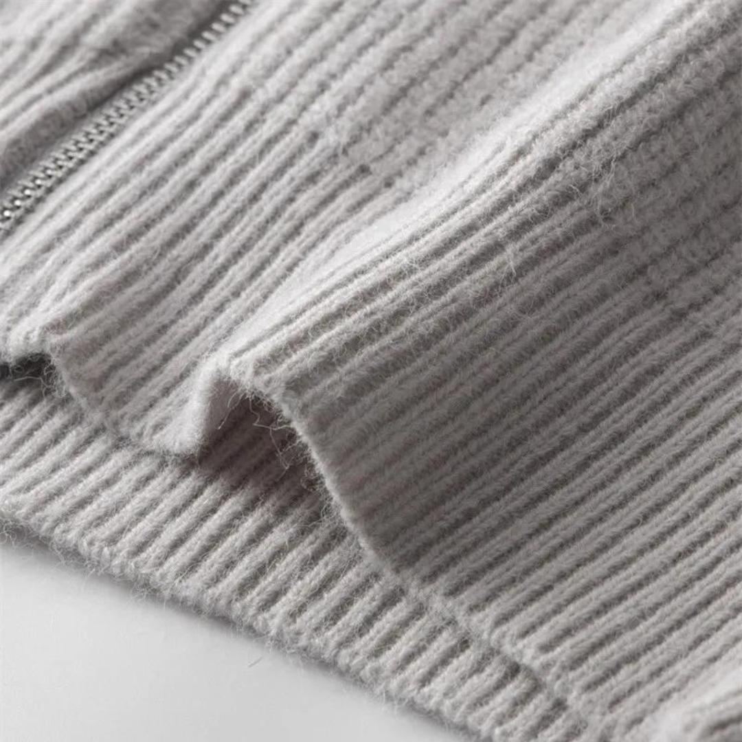 Colton Cashmere Zip Sweater | Kyven