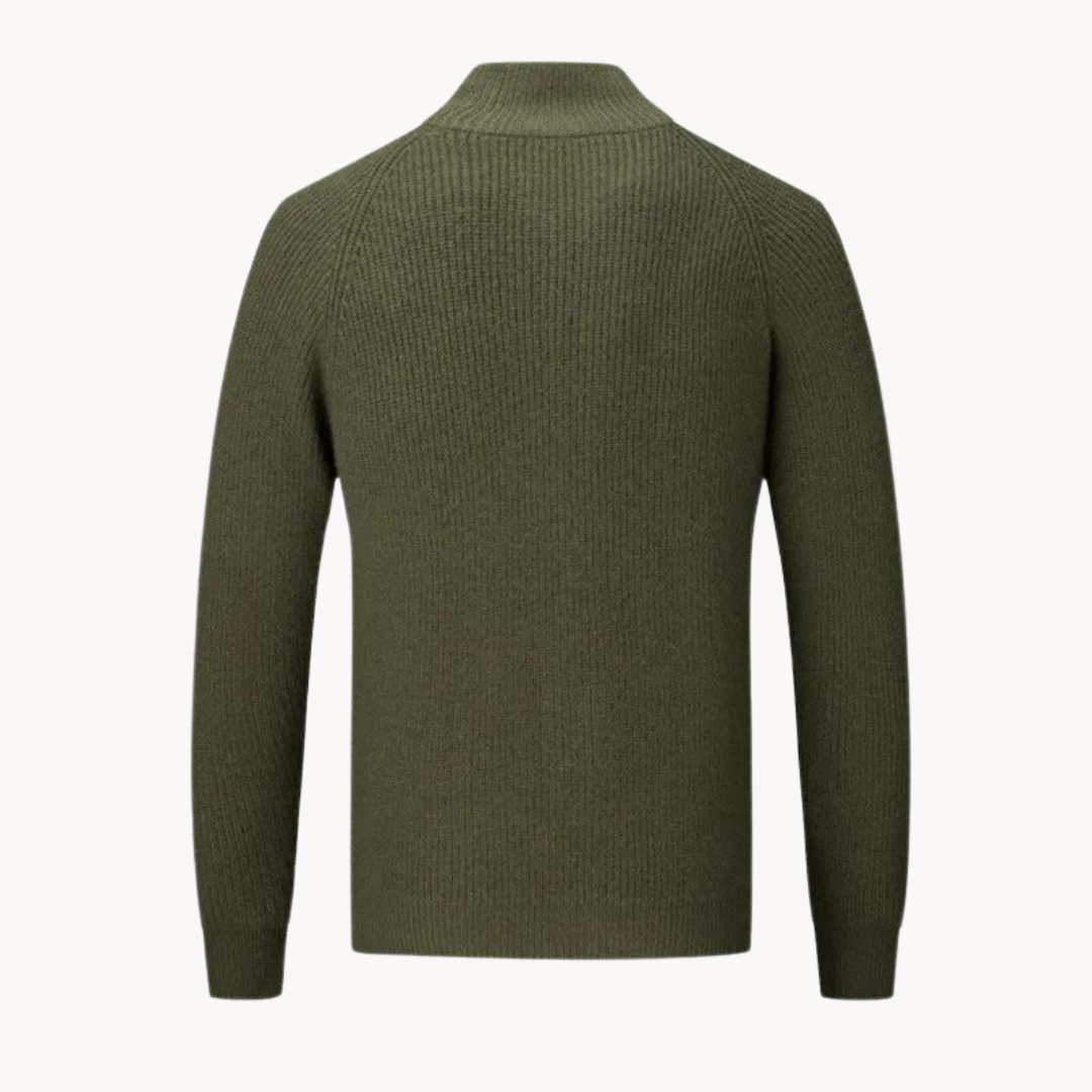 Colton Cashmere Zip Sweater | Kyven