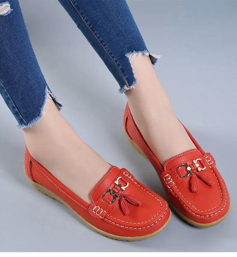 Orthopedic Leather Moccasin • Kyven