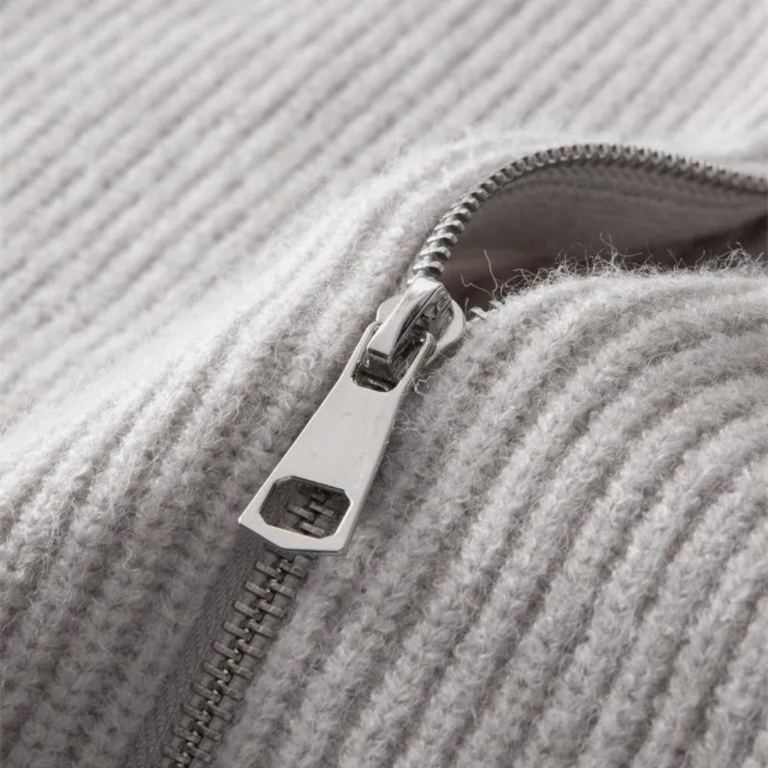Colton Cashmere Zip Sweater | Kyven