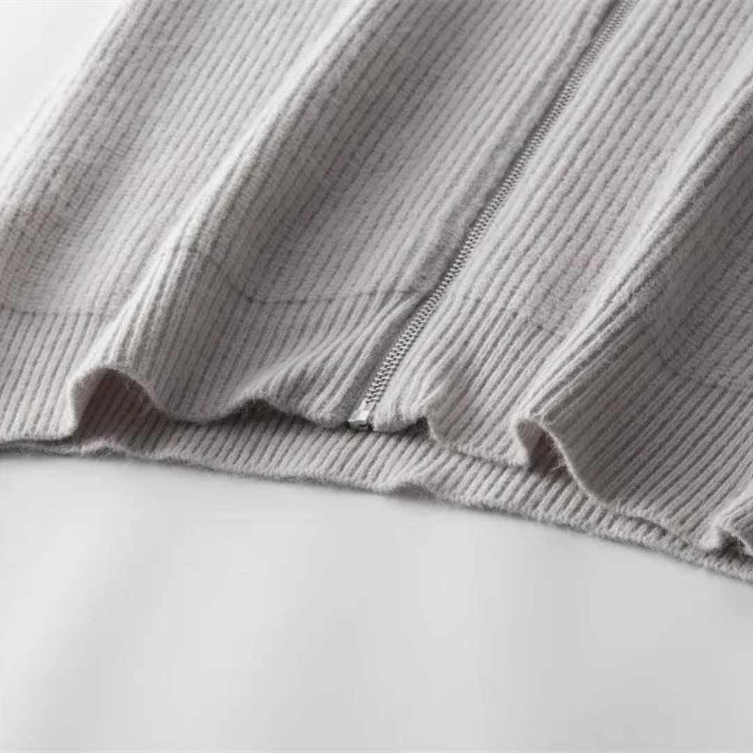 Colton Cashmere Zip Sweater | Kyven