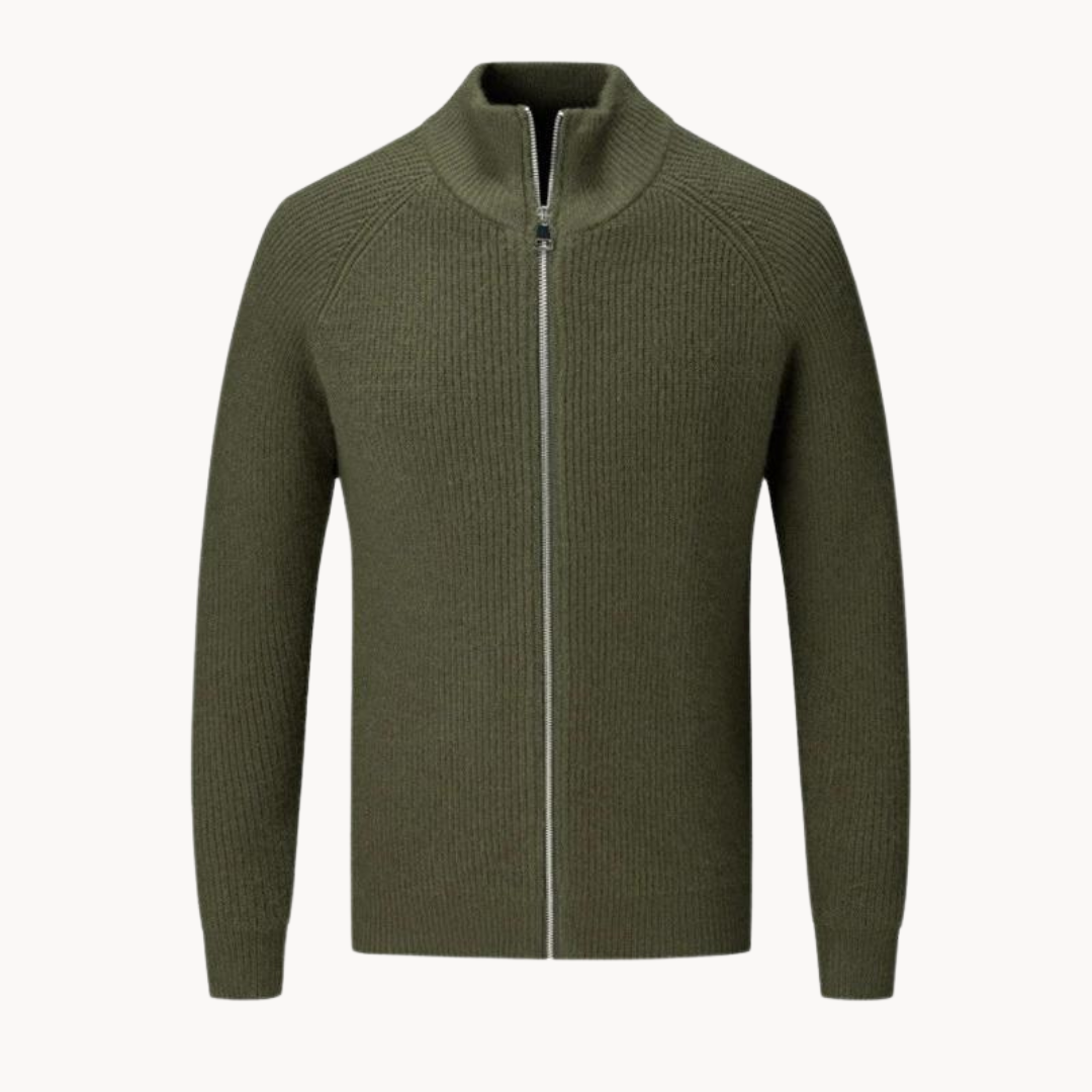 Colton Cashmere Zip Sweater | Kyven