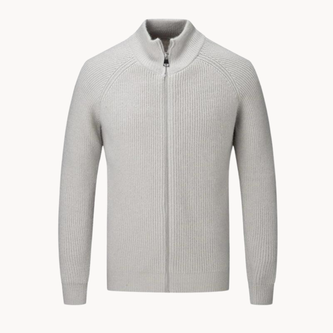 Colton Cashmere Zip Sweater | Kyven