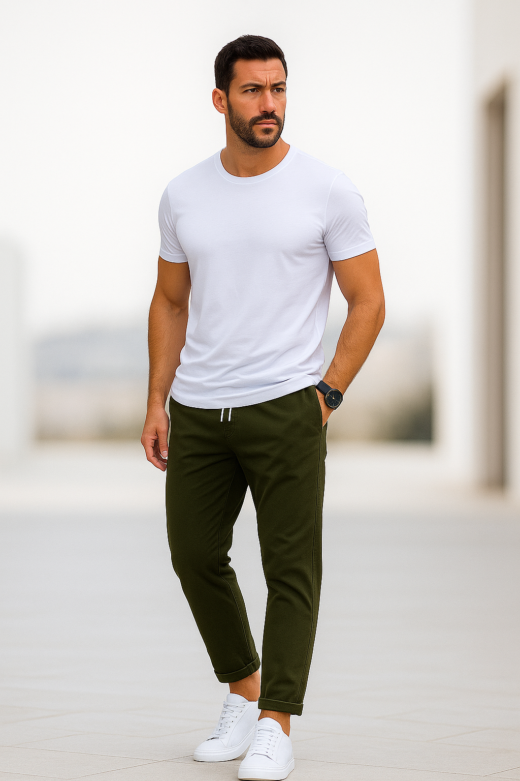 Slim-Fit Casual Pants for Modern Men – Jonas • Kyven