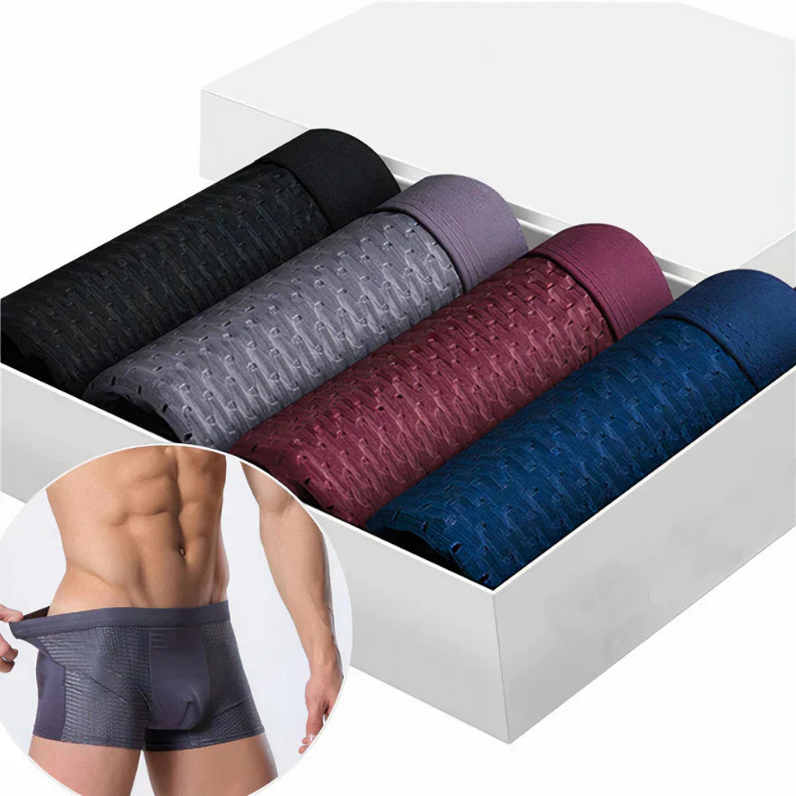 (BUY 2 GET 5) Bamboo Fiber Boxer Shorts